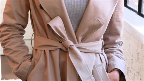 how to tie burberry trench coat knot|How to Tie a Belt on a Trench Coat: 8 Easy Ways .